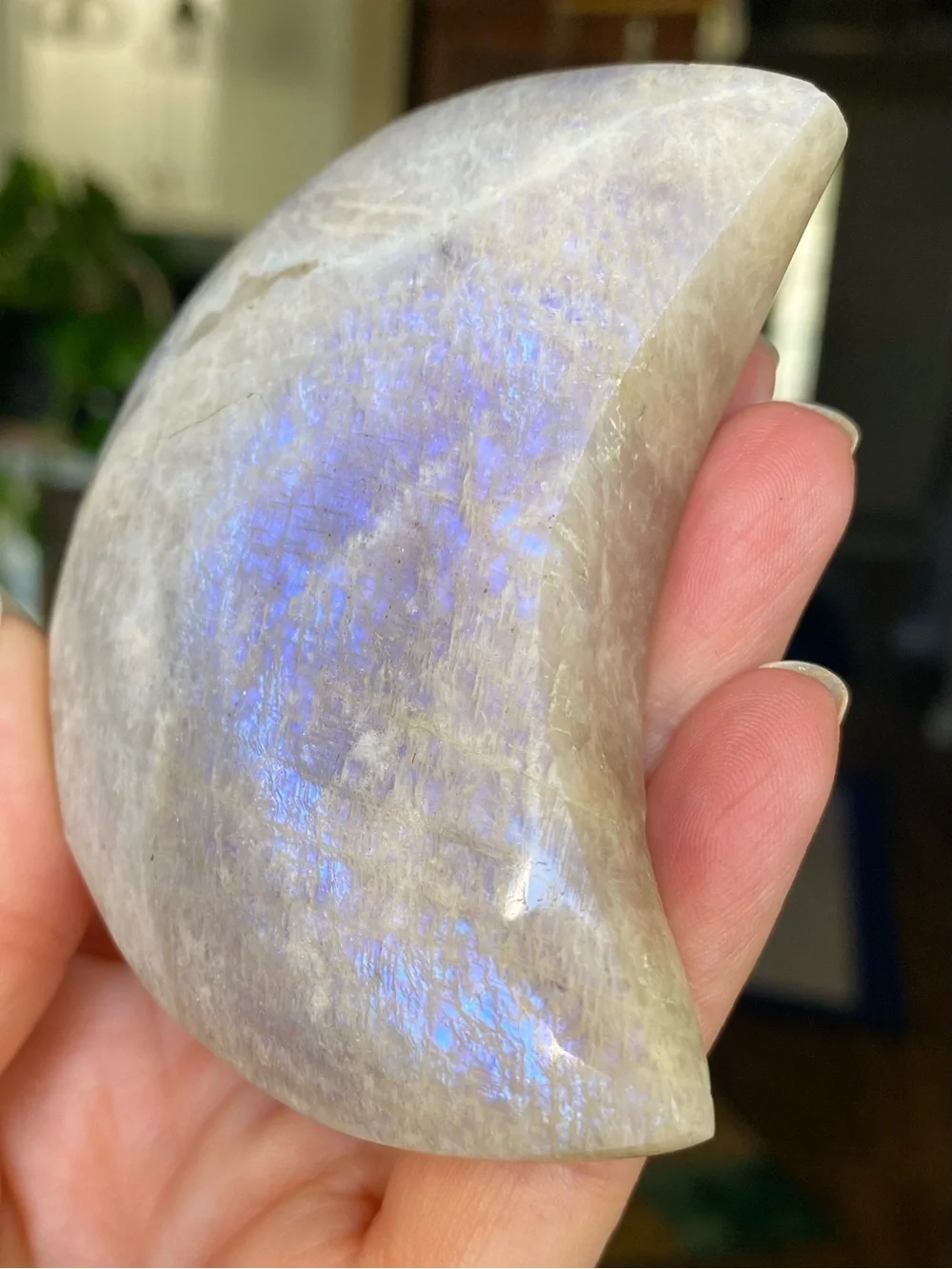🌙✨ Moonstone Moon — Blue & Silver Flash! ✨🌙